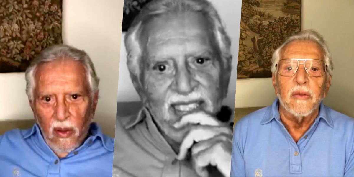 Carlos Alberto 84 anos expõe dor ao viralizar de sunga Vergonha
