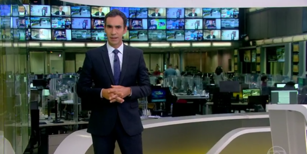 Tralli invade a Globo abre jornal às pressas e notícia nas mãos é absurda