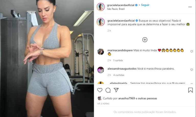 Graciele Lacerda Exibe Corp O Aos Anos E Parte Ntima Explode