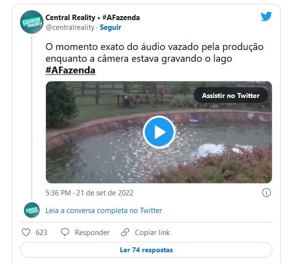 A Fazenda 14 Record deixa áudio comprometedor vazar