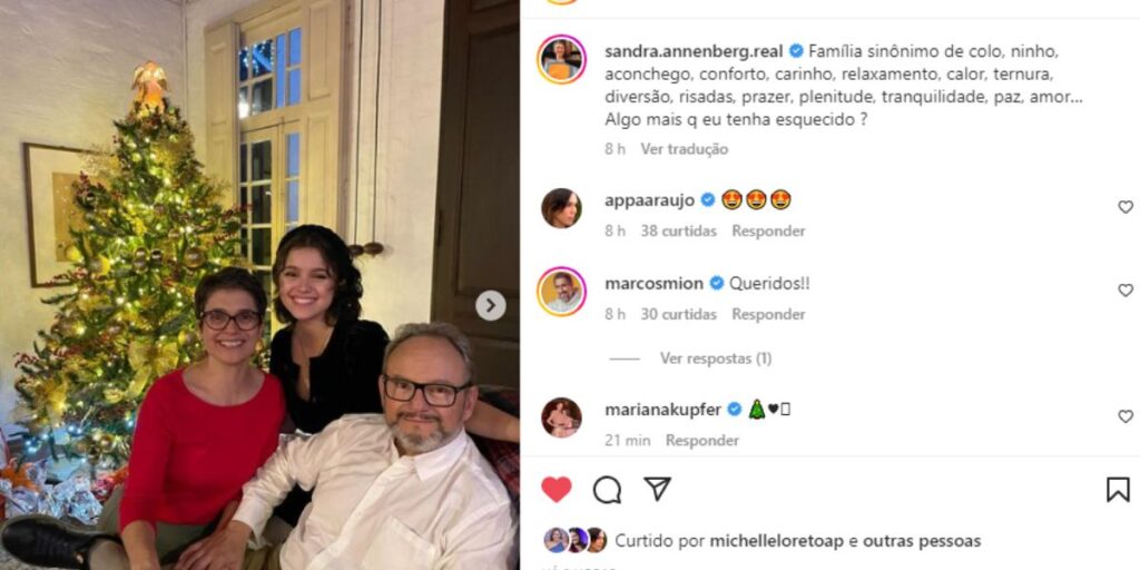 Sandra Annenberg surge seu grande amor e expõe relação