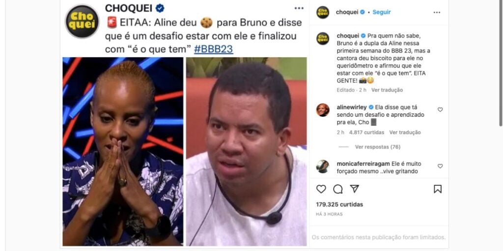 Bbb Aline Wirley Tem Atitude Falsa Contra Bruno O Que Tem