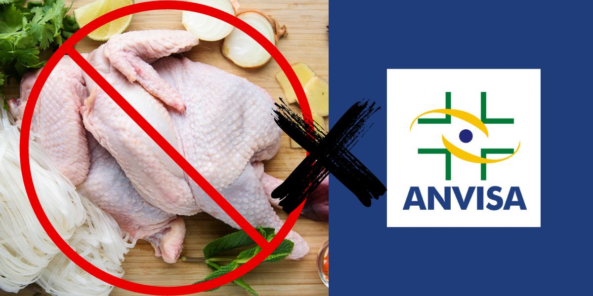 Vômito e febre A PROIBIÇÃO da ANVISA contra marca de frango