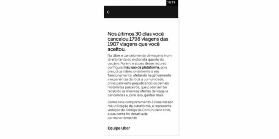 An Ncio Oficial Da Uber Crava Atitudes Para Fim No App Hoje