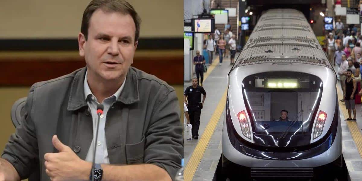 Canetada de Eduardo Paes garante virada no metrô do RJ