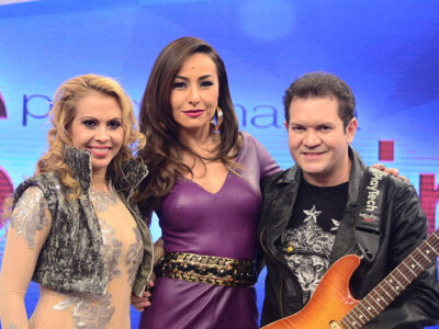 Joelma e Chimbinha foram os convidados de ontem