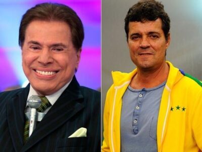 Silvio Santos zombou do cabelo de ator