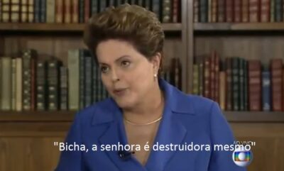 Dilma falando o famoso bordão (Foto: Montagem)