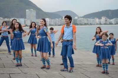 Elenco de “Chiquititas” gravou um clipe no Rio. (Foto: Divulgação)