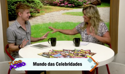 Aaron Racanicchi do TV FOCO no programa Tudo Posso