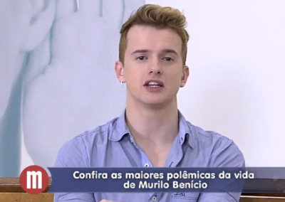 Aaron Racanicchi representando o TV FOCO esteve no programa 