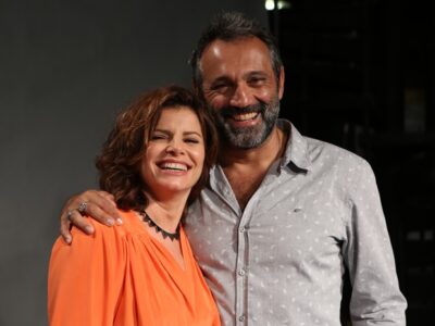 Débora Bloch e Domingos Montagner são Lígia e Miguel (Foto: Carol Caminha/Gshow)