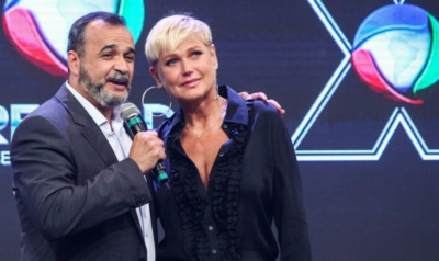 Marcelo Silva, vice-presidente da Record, e Xuxa Meneghel  (Manuela Scarpa/Photo Rio News)