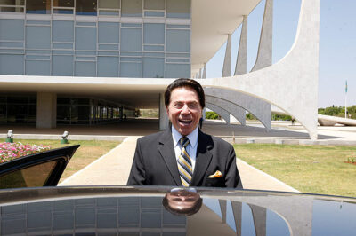 Silvio Santos no Palácio do Planalto (Foto: Divulgação)