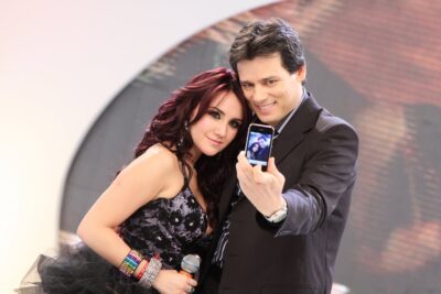 Celso Portiolli receberá Dulce Maria novamente (Foto: Divulgação)