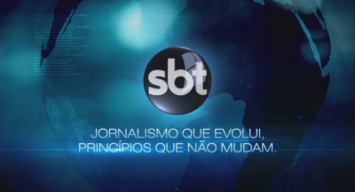 Slogan do jornalismo do SBT (Foto: Reprodução)