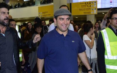 Buddy Valastro, o Cake Boss, chegou em São Paulo (Foto: Léo Franco/AgNews)