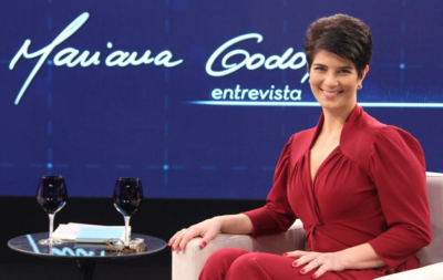 Mariana Godoy em seu programa na RedeTV! (Foto: Divulgação/ RedeTV!)