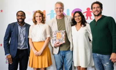 Lázaro Ramos, Leandra Leal, Pedro Bial, Dira Paes, Flávio Canto
(Foto: Globo/Ramón Vasconcelos)