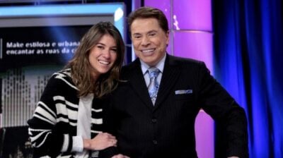 Rebeca Abravanel e Silvio Santos no Roda a Roda (Foto: Lourival Ribeiro/SBT)