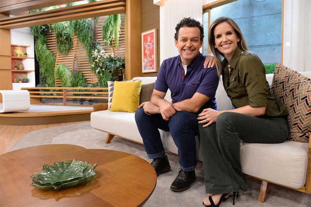 Mariana Ferrão e Fernando Rocha comandam o ‘Bem Estar’ (Foto: Globo/ Zé Paulo Cardeal)