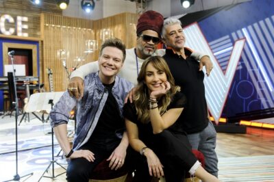 Lulu Santos, Claudia Leitte, Carlinhos Brown e Michel Teló
(Foto: Globo/Caiuá Franco)