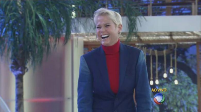 Xuxa em seu programa na Record (Foto: Reprodução)