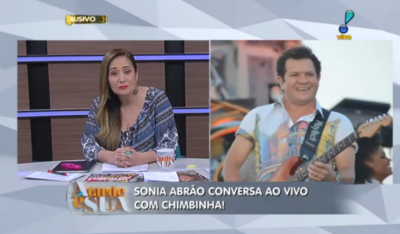 Chimbinha concedeu entrevista exclusiva para Sonia Abrão (Foto reprodução)