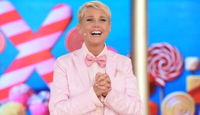 Xuxa durante seu programa em comemoração ao Dia das Crianças
(Foto: Blad Meneghel)