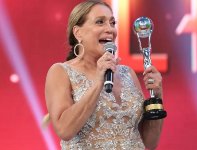 Imagem do post No “Domingão”, Susana Vieira recebe o Troféu Mario Lago e se emociona