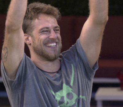 Daniel comemora a nova liderança do BBB16 (TV Globo)