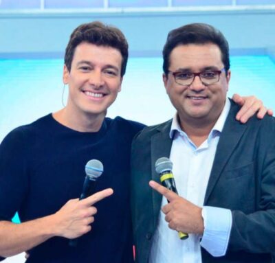 Rodrigo Faro e Geraldo Luís apresentadores da Record
(Foto: Divulgação)