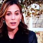 Hallie Jackson da NBC (Foto reprodução)