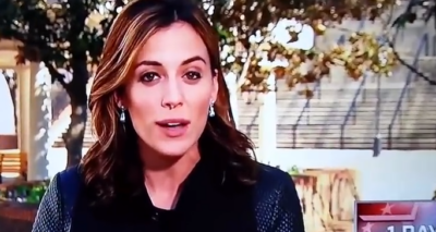 Hallie Jackson da NBC (Foto reprodução)