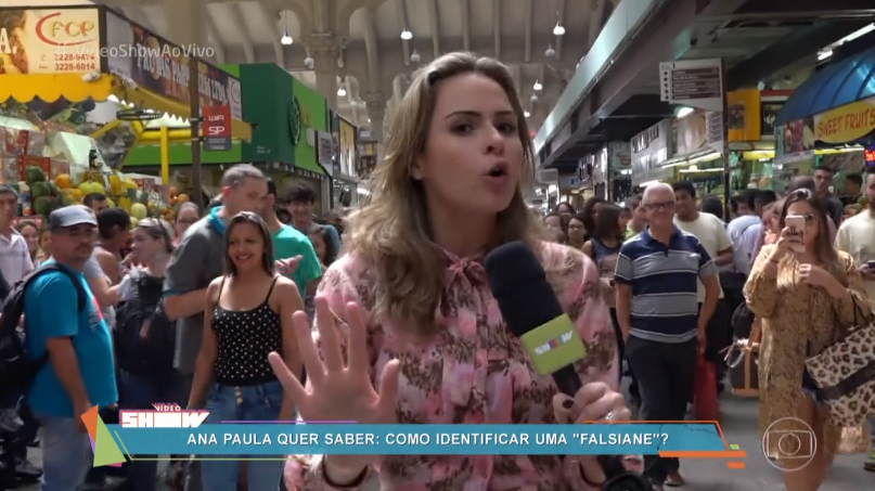 Ex-BBB Ana Paula Renault no "Vídeo Show" de ontem (10) (Foto: Reprodução/Globo)