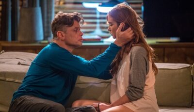 Arthur (Fábio Assunção) e Eliza (Marina Ruy Barbosa) em cena de 