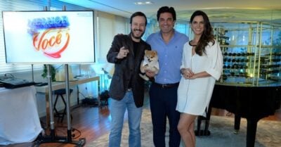 Edu, Zucatelli e Mariana, apresentadores do Melhor Pra Você (Foto divulgação)