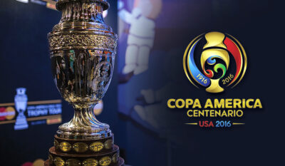 Troféu da Copa América Centenário. (Foto: Divulgação)