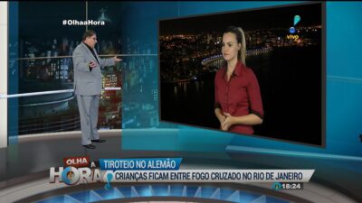 Luciano Faccioli conversa com repórter da RedeTV! no Rio durante o 