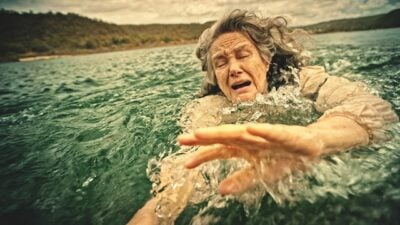 Encarnação (Selma Egrei) em cena de 