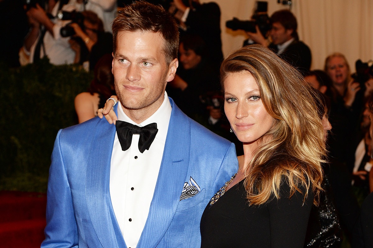 Gisele Bündchen ao lado do marido, Tom Brady (Foto: Divulgação)