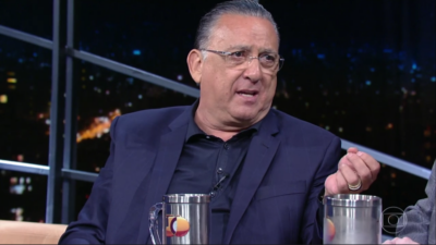 Galvão Bueno em entrevista a Jô Soares
(Foto: Reprodução/Globo)