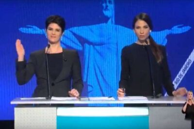 Mariana Godoy foi a grande estrela de debate na RedeTV! (Foto divulgação)