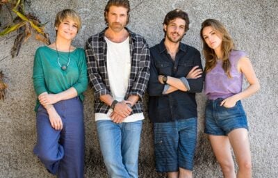 Helô e Pedro - Claudia Abreu, Reynaldo Gianecchini, Chay Suede e Isabelle Drummond
(Foto: Globo/Ramón Vasconcelos)