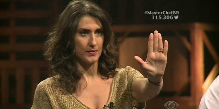 Paola Carosella no "MasterChef", na Band (Foto: Reprodução/Band)