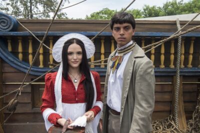 Anna (Isabelle Drummond) e Piatã (Rodrigo Simas) em 