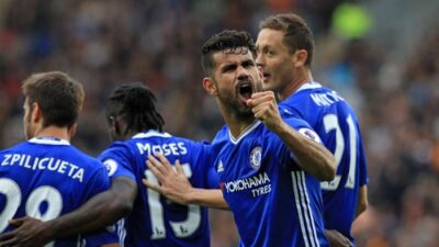 Diego Costa é destaque do Chelsea, líder do Campeonato Inglês. (Foto: Divulgação)