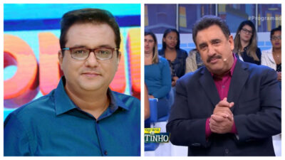 Ratinho e Geraldo Luís (Foto montagem: TV FOCO)