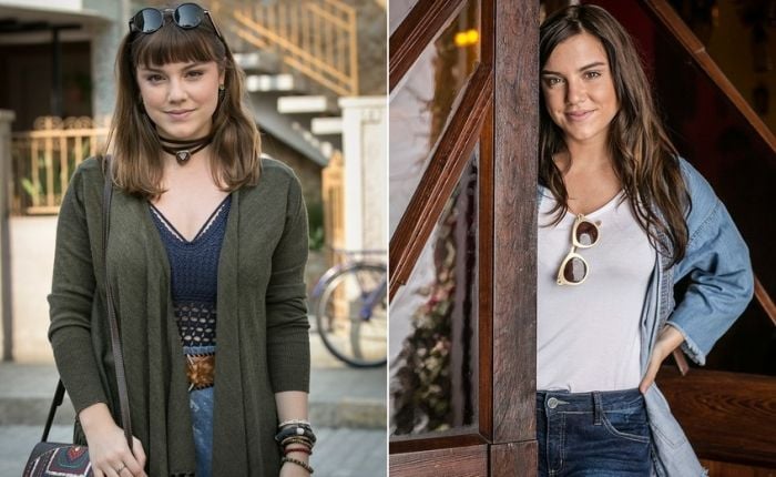 Marina e Isabela na novela "A Lei do Amor" (Foto: Divulgação/Globo) Alice Wegmann 