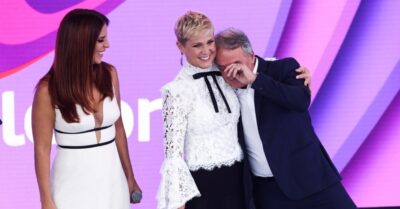 Xuxa no Teleton do SBT (Foto reprodução)